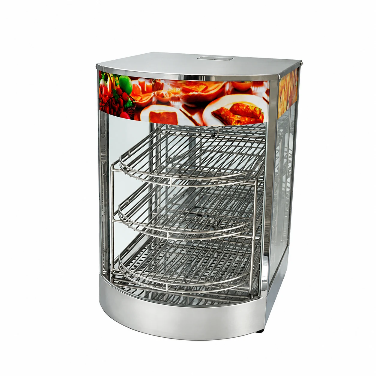 Mini 3-tier food warmer cabinet
